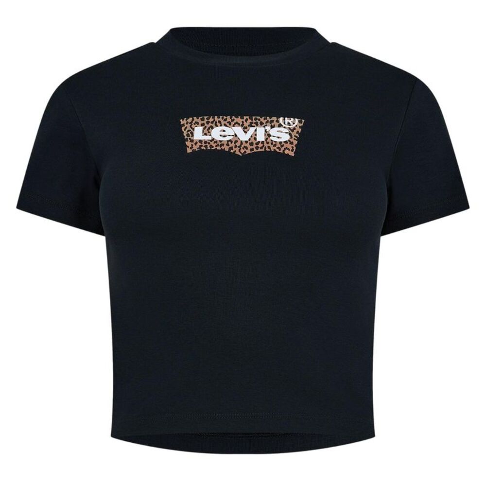 Levis Womens/Ladies Criss-Cross Boxy T-Shirt / Black